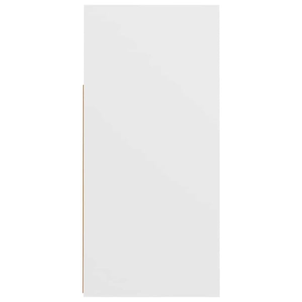 vidaXL Skjenk med LED-lys hvit 80x35x75 cm