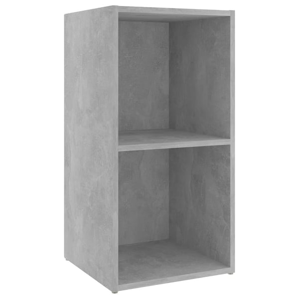 vidaXL TV-benker 2 stk betonggrå 72x35x36,5 cm sponplate