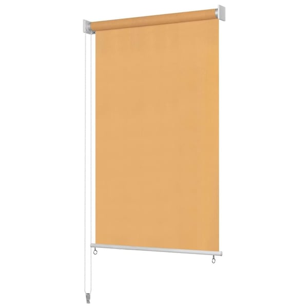 vidaXL udendørs rullegardin 80x140 cm beige
