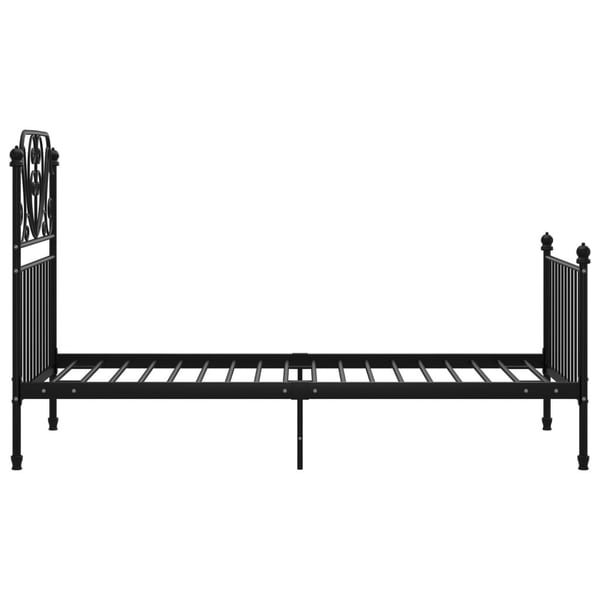 vidaXL Sengeramme svart metall 100x200 cm