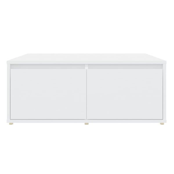 vidaXL sofabord 80x80x31 cm spånplade hvid