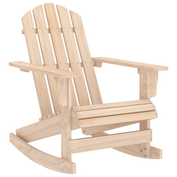 vidaXL Adirondack-gyngestol massivt grantræ