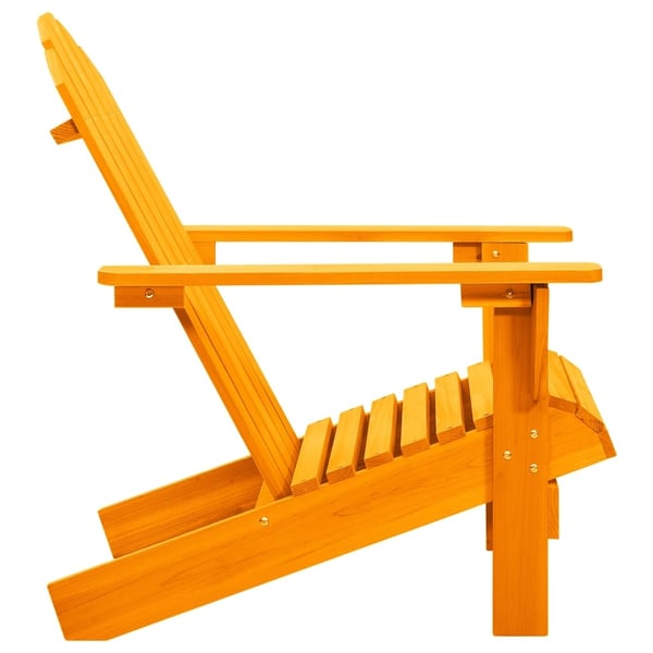 vidaXL Adirondack-havestol massivt grantræ orange
