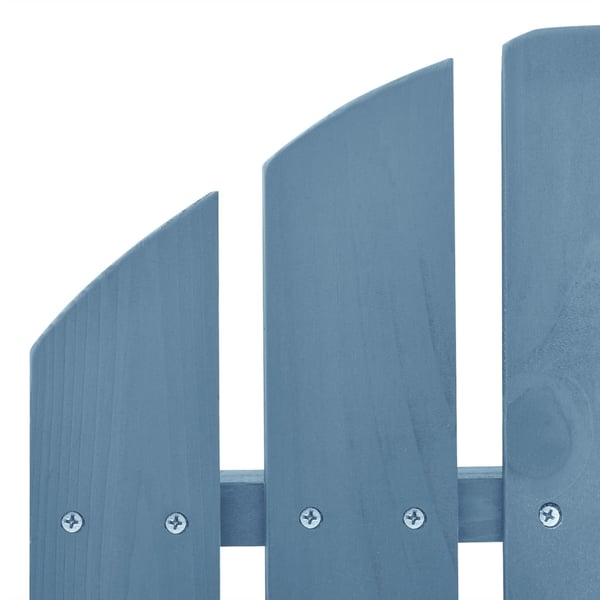 vidaXL Gungstol adirondack massivt granträ blå