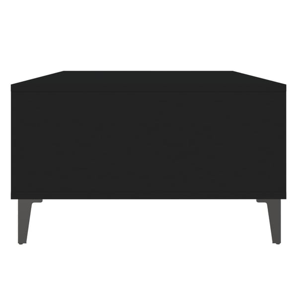 vidaXL Salongbord svart 103,5x60x35 cm sponplate