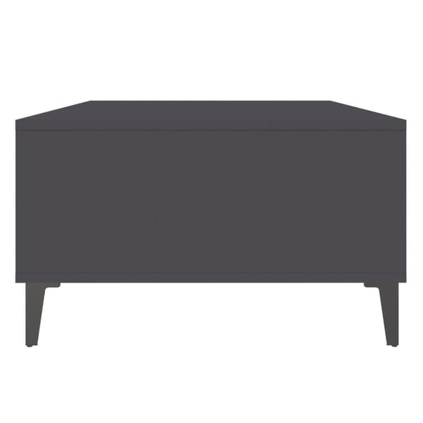 vidaXL Salongbord grå 103,5x60x35 cm konstruert tre