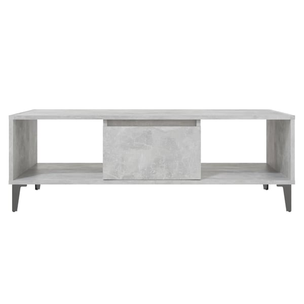 vidaXL sofabord 103,5x60x35 cm spånplade betongrå