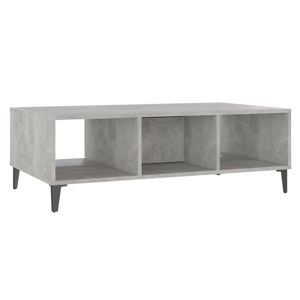 vidaXL sofabord 103,5x60x35 cm spånplade betongrå