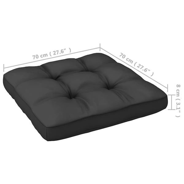 vidaXL Ulkorahi tyynyllä täysi mänty