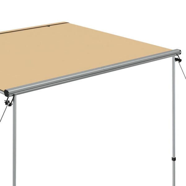 vidaXL Markise til bobil og campingvogn 1,8x2x2,15 m beige