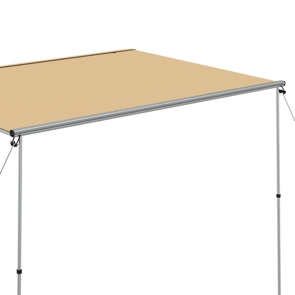 vidaXL Markise til bobil og campingvogn 3x2,5x2,15 m beige