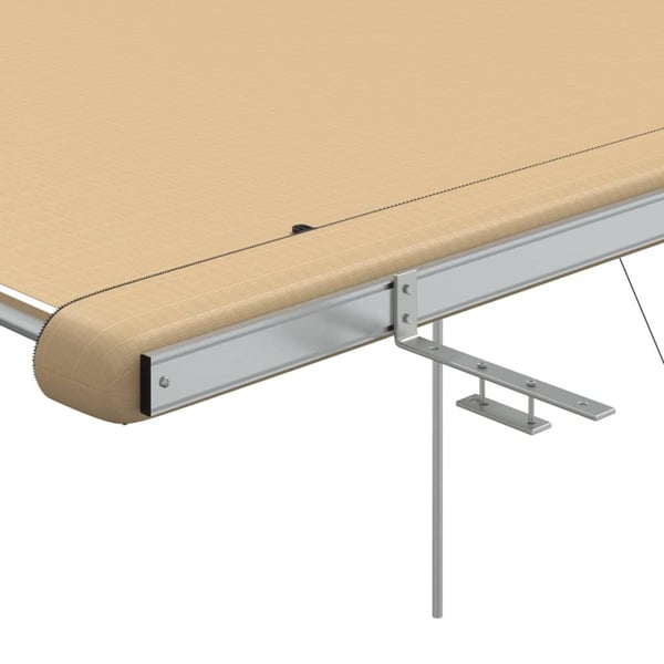 vidaXL Markise til bobil og campingvogn 3x2,5x2,15 m beige