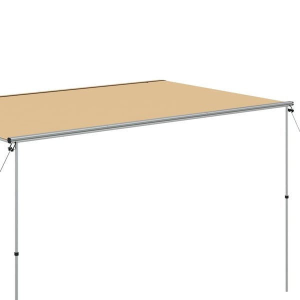 vidaXL Markise til bobil og campingvogn 3,6x2,5x2,15 m beige