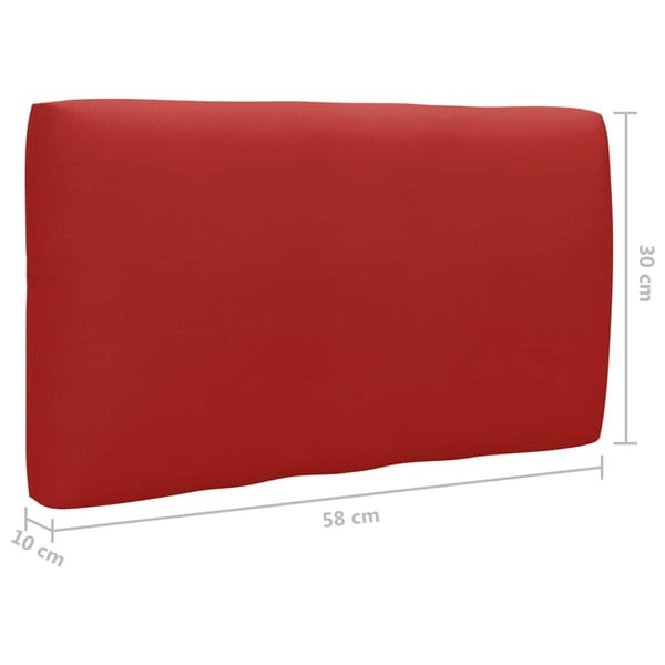 vidaXL Pallsoffa 2-sits med dynor impregnerad furu