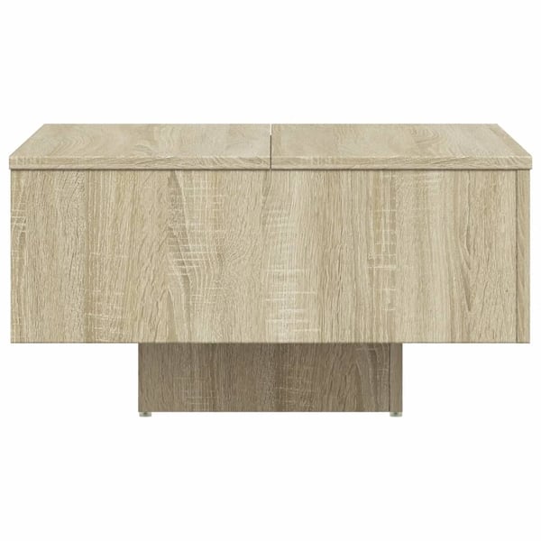 vidaXL Salongbord sonoma eik 60x60x31,5 cm konstruert tre