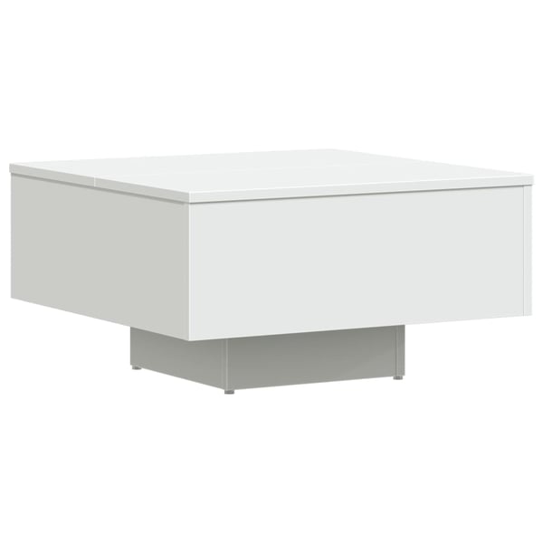 vidaXL sofabord 60x60x31,5 cm spånplade hvid