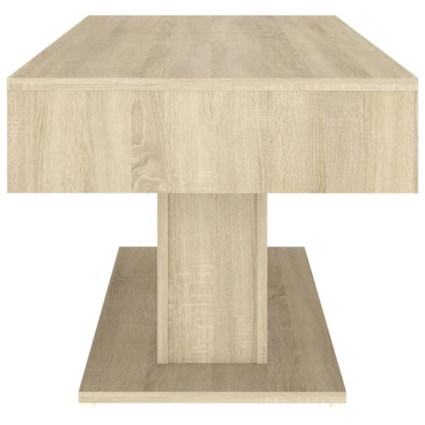 vidaXL sofabord 96x50x45 cm spånplade sonoma-eg