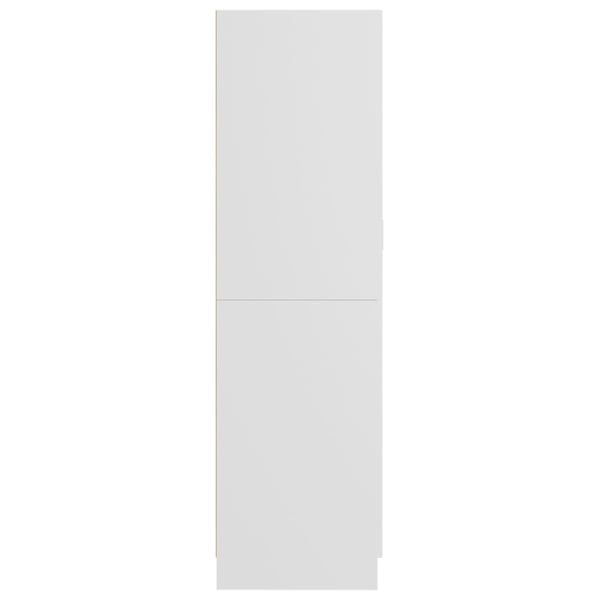 vidaXL klædeskab 82,5x51,5x180 cm spånplade hvid