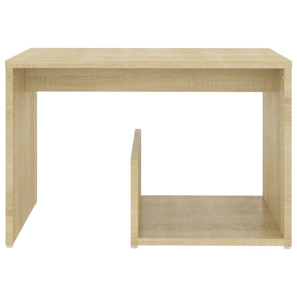 vidaXL sidebord 59x36x38 cm spånplade sonoma-eg