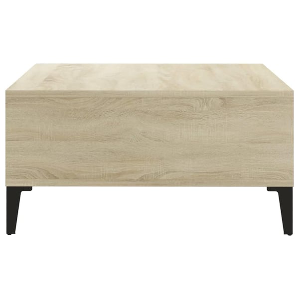 vidaXL Salongbord sonoma eik 60x60x30 cm sponplate