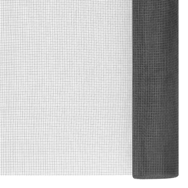 vidaXL net 112x2000 cm glasfiber sort
