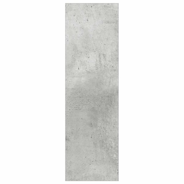 vidaXL Veggskoskap 2 stk betonggrå 80x18x60 cm sponplate