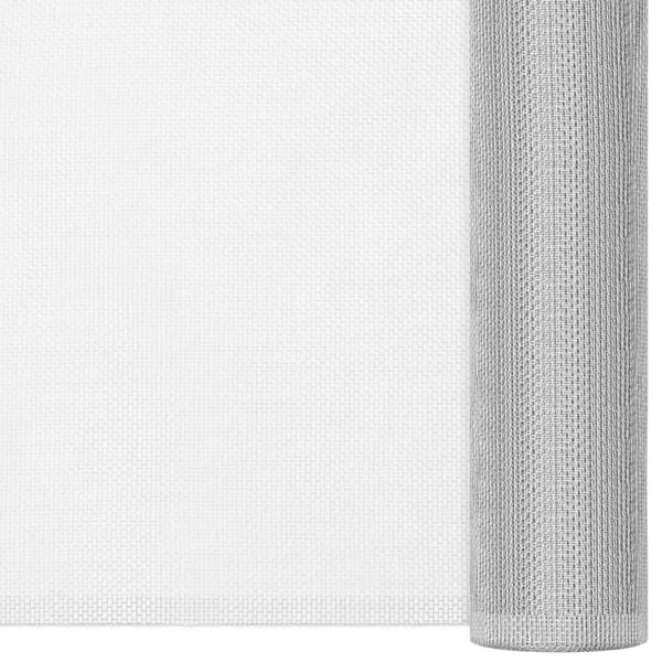 vidaXL net 80x2000 cm aluminium sølvfarvet