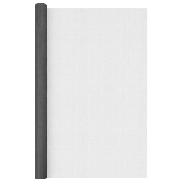 vidaXL Insektsnät glasfiberplast 80x2000 cm svart
