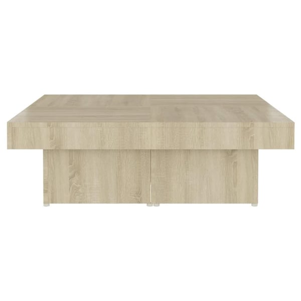 vidaXL Salongbord sonoma eik 90x90x28 cm konstruert tre