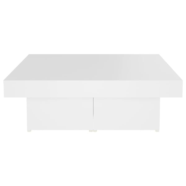 vidaXL sofabord 90x90x28 cm spånplade hvid