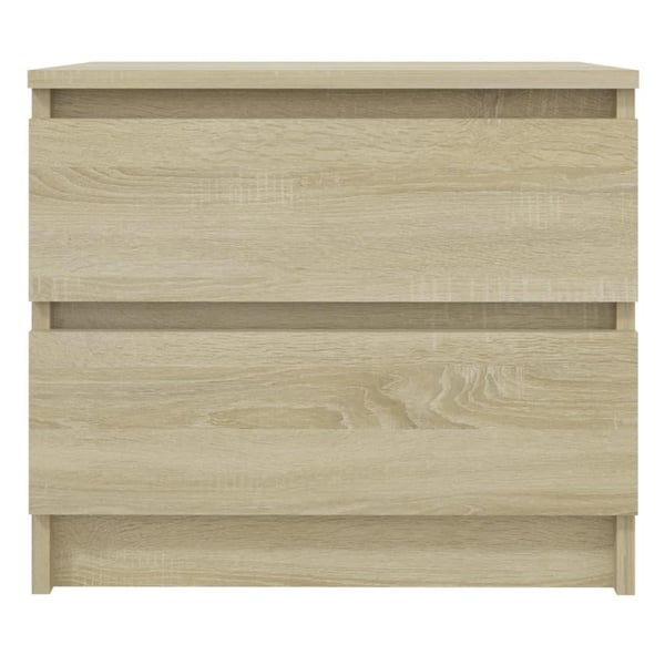 vidaXL Nattbord 2 stk sonoma eik 50x39x43,5 cm sponplate