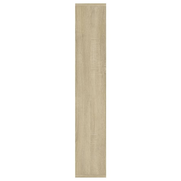 vidaXL Vegghylle sonoma eik 36x16x90 cm konstruert tre