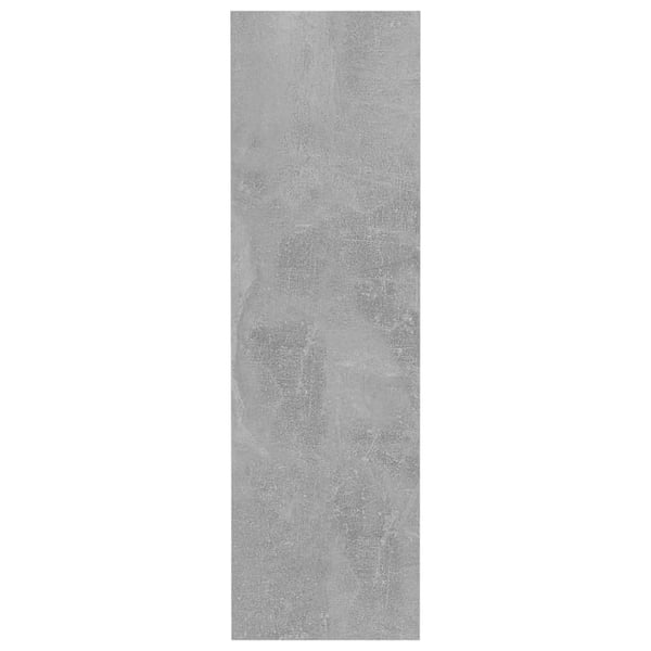 vidaXL væghængt skoskab 60x18x60 cm spånplade betongrå