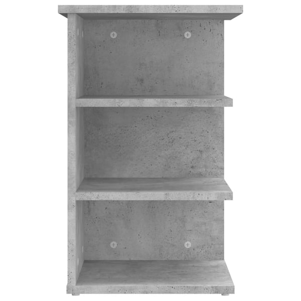 vidaXL Sideskap betonggrå 35x35x55 cm konstruert tre