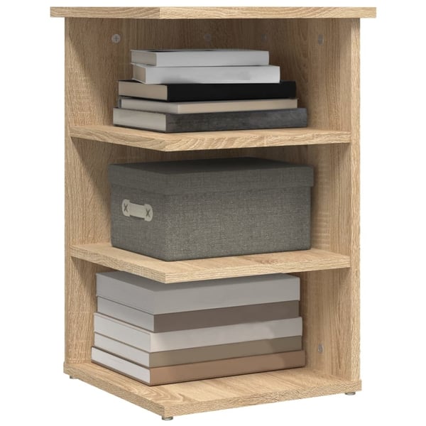 vidaXL Sideskap sonoma eik 35x35x55 cm konstruert tre