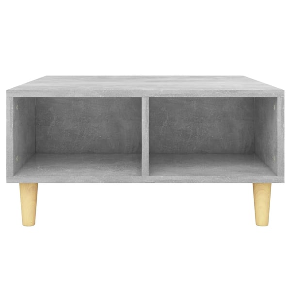 vidaXL sofabord 60x60x30 cm konstrueret træ betongrå