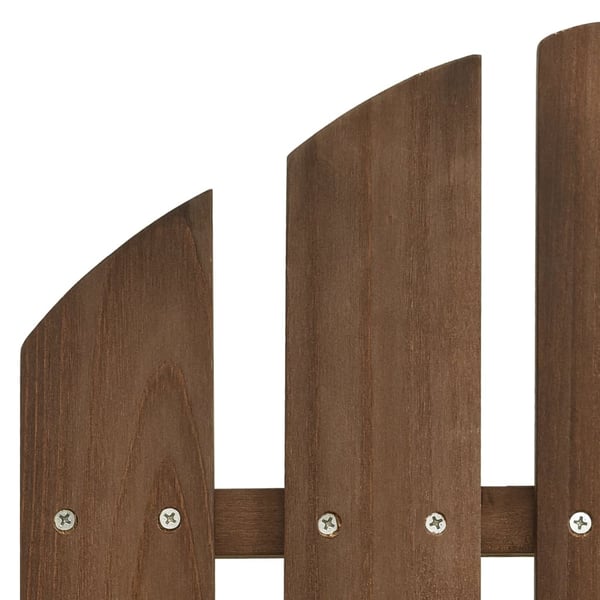vidaXL Adirondack hagestol 2-seters heltre gran brun