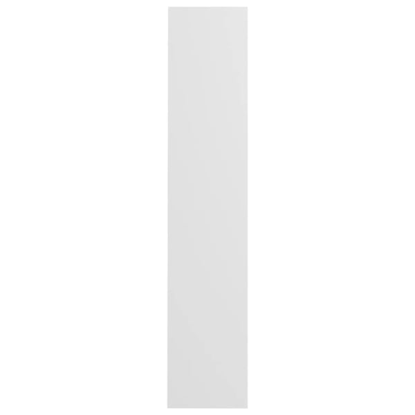 vidaXL Veggskoskap 2 stk hvit 80x18x90 cm sponplater