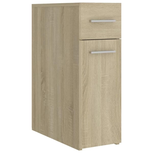 vidaXL Apotekskap sonoma eik 20x45,5x60 cm konstruert tre