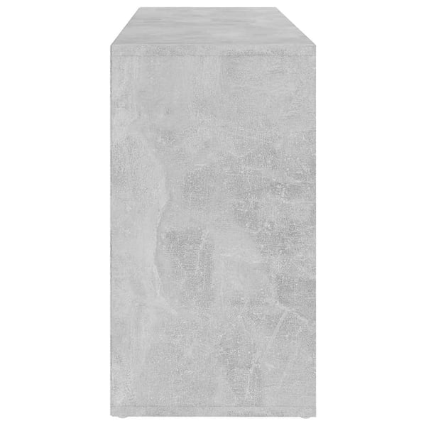 vidaXL skoreol 103x30x54,5 cm spånplade betongrå