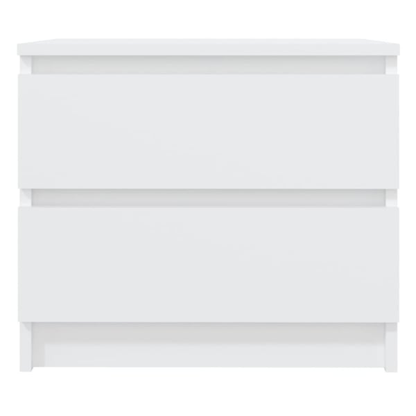 vidaXL sengeskabe 2 stk. 50x39x43,5 cm spånplade hvid