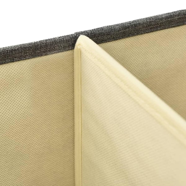vidaXL Oppbevaringsbokser 2 stk stoff 50x30x25 cm antrasitt