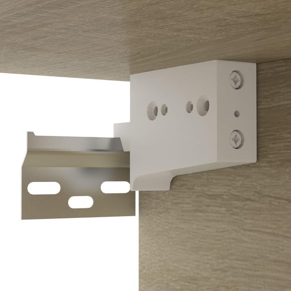 vidaXL Hengende TV-benk sonoma eik 60x30x30 cm