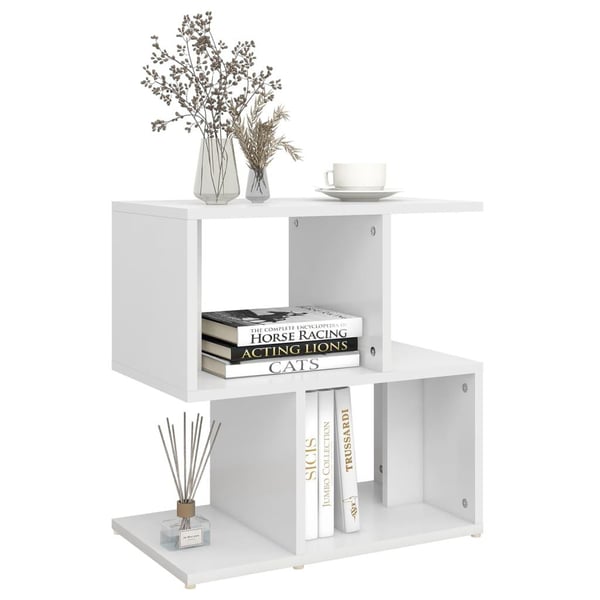 vidaXL sengeskabe 2 stk. 50x30x51,5 cm spånplade hvid