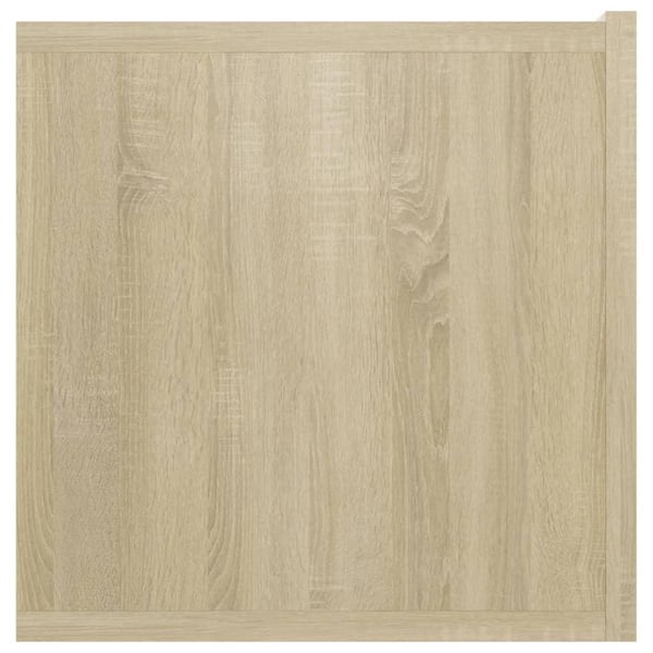 vidaXL Hengende TV-benker 2 stk sonoma eik 60x30x30 cm