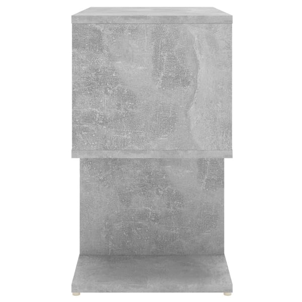 vidaXL sengeskab 50x30x51,5 cm spånplade betongrå