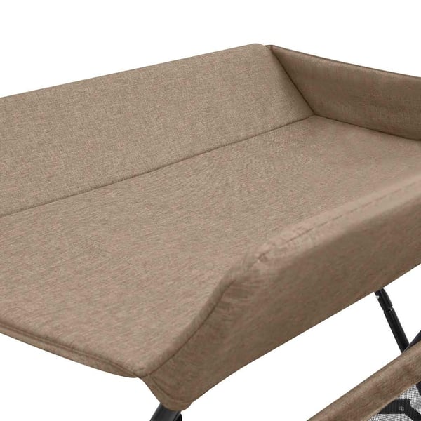 vidaXL puslebord jern gråbrun