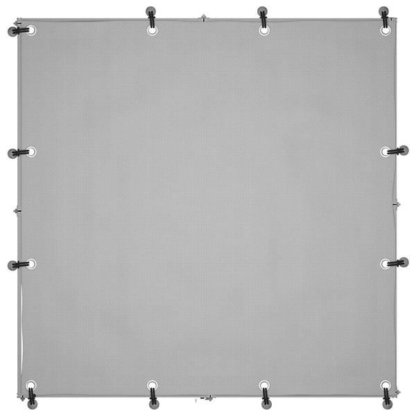 vidaXL Hundebur sølv 110x110x110 cm stål