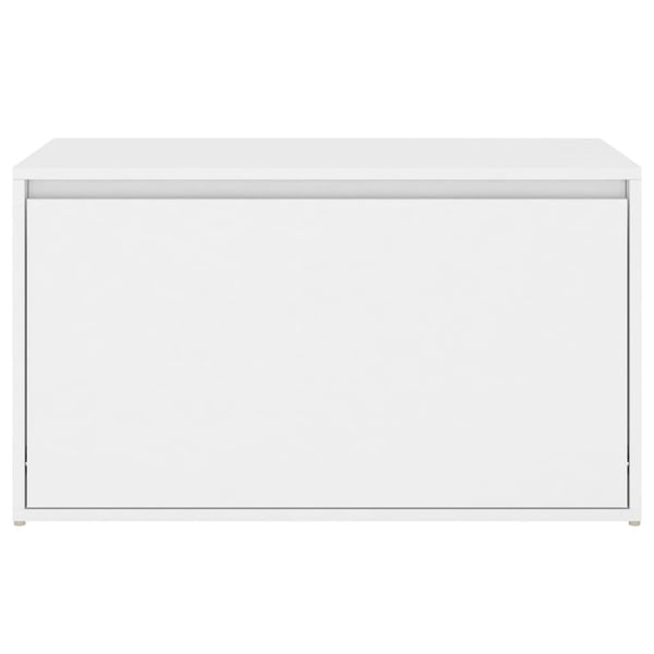 vidaXL Gangbenk 80x40x45 cm hvit sponplate
