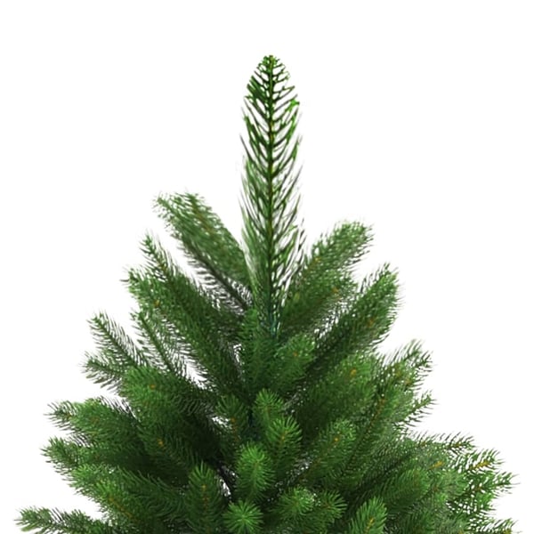 vidaXL kunstigt juletræ med lys og kuglesæt 240 cm grøn